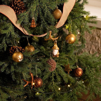 Valery Madelyn Weihnachtskugeln Set 40-teilig Waldland Bronze_THEME