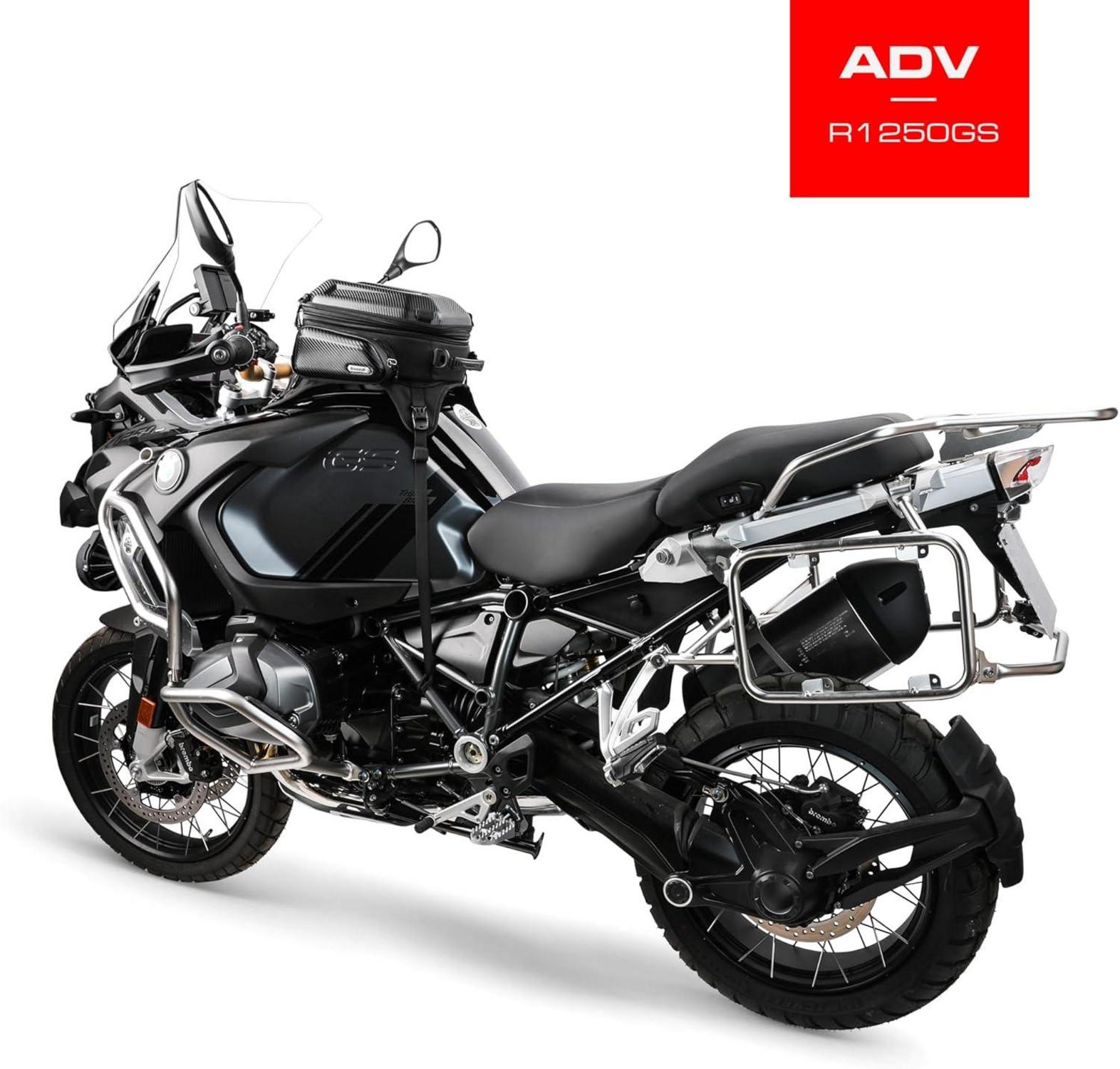 Motorrad Tankrucksack Hartschale Wasserdicht 15-18L erweiterbar