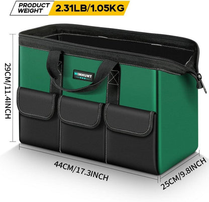 Werkzeugtasche 1680D Polyester mit 6 Multi-Taschen Grün 44x25x29cm