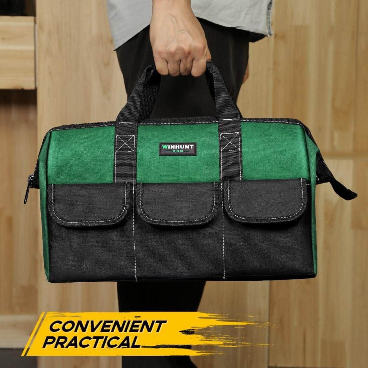 WINHUNT Werkzeugtasche 44x25x29cm aus 1680D Polyester Grün