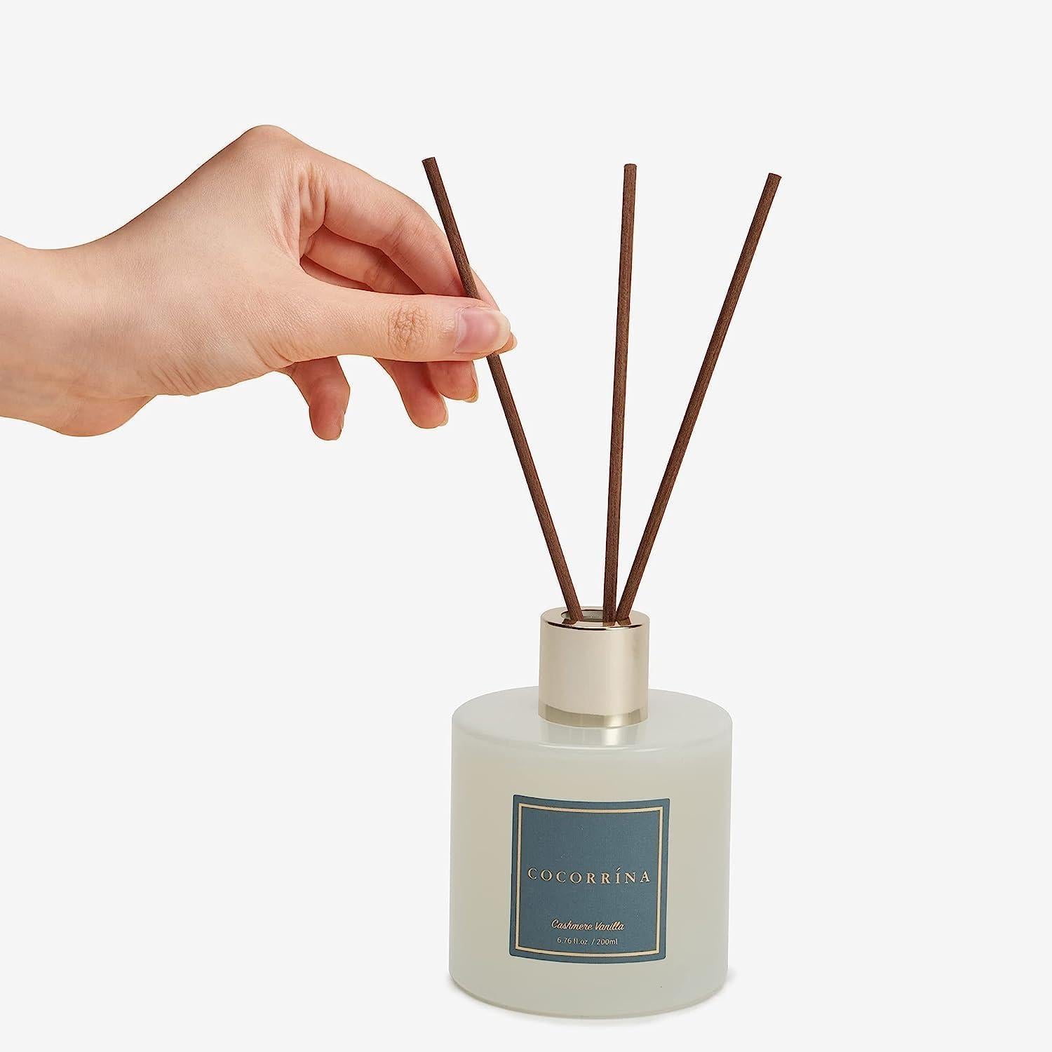 Raumduft Reed Diffuser Kaschmir Vanille 200ml - Langanhaltender natürlicher Duft