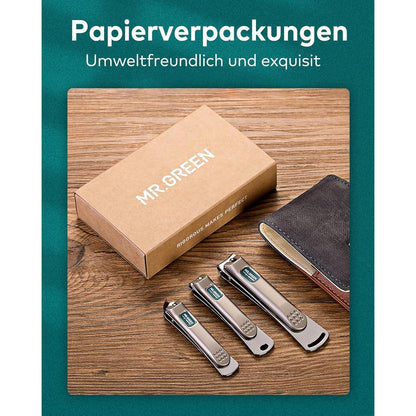Hochwertiges Nagelknipser Set, Solingen Edelstahl Maniküre