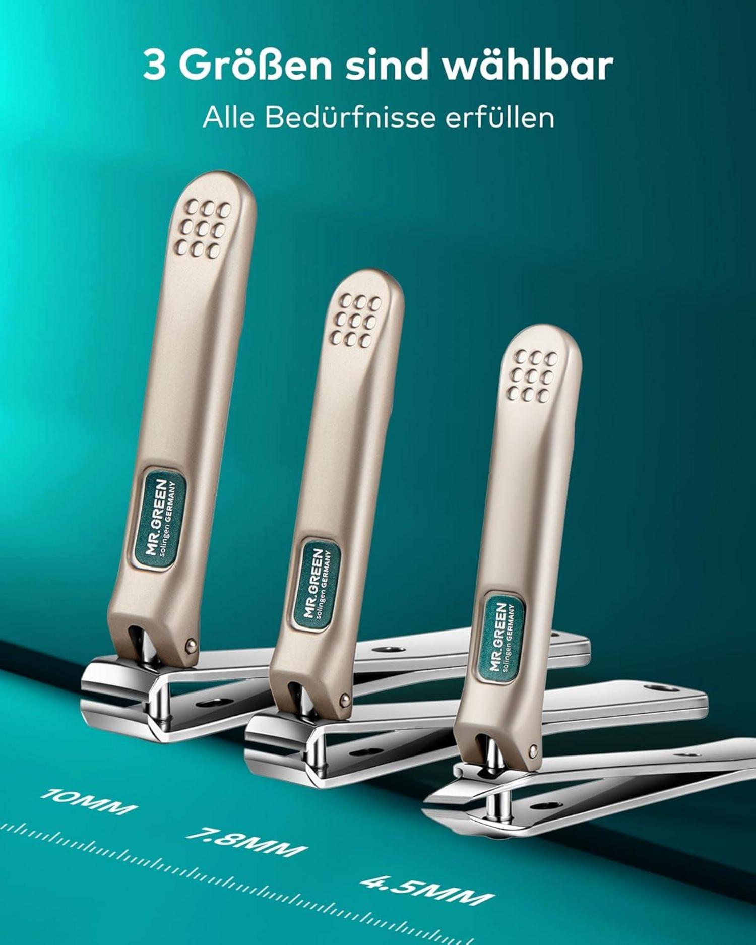 Hochwertiges Nagelknipser Set, Solingen Edelstahl Maniküre