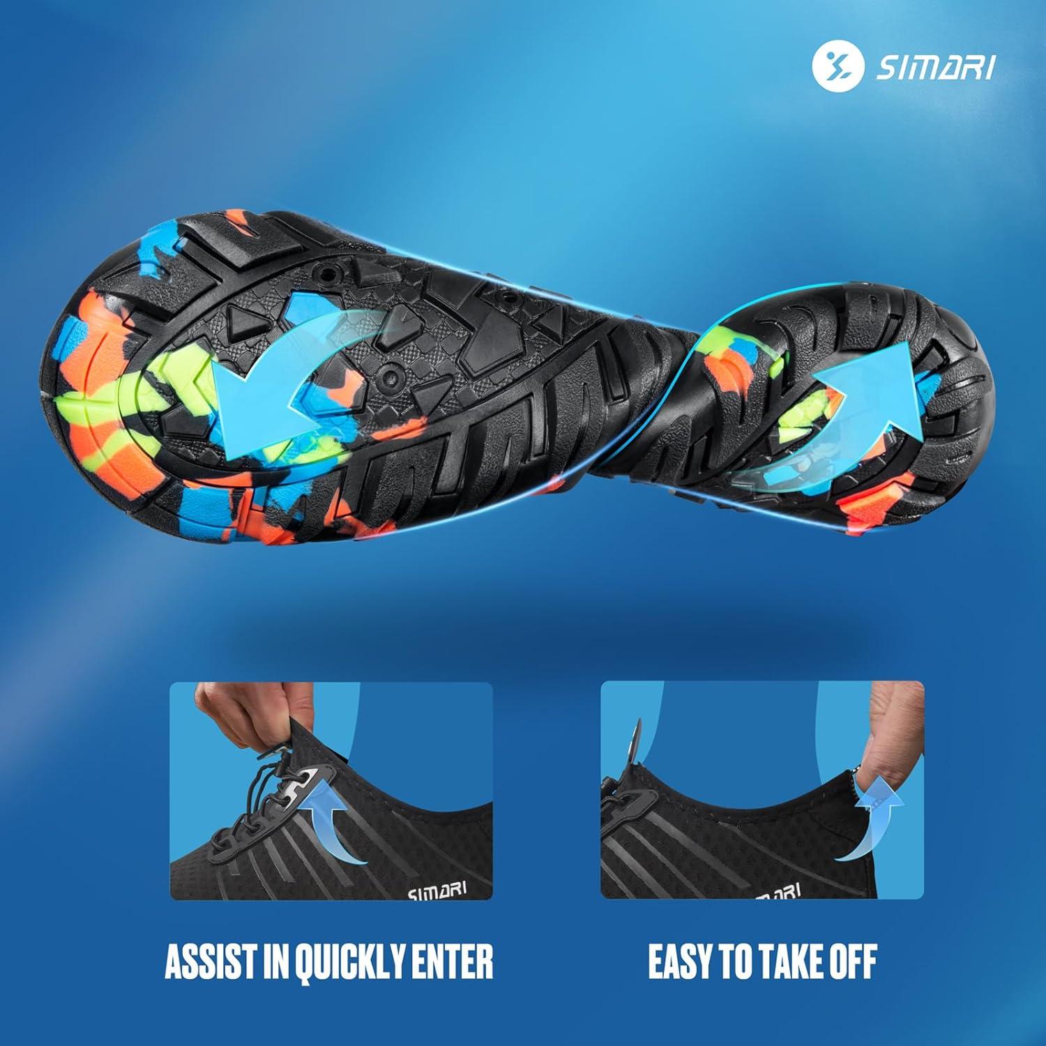 Schnelltrocknende Wasserschuhe für Sport Barfuß Tauchen Schwimmen