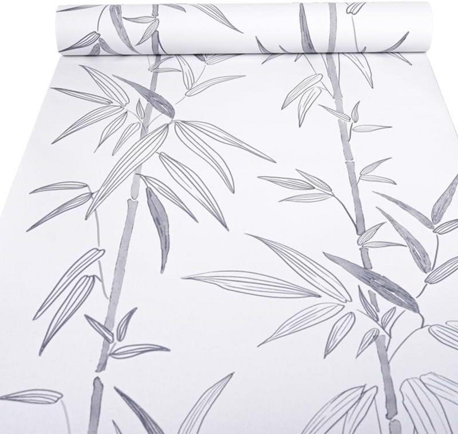 Selbstklebende Tapete Wandpapier Blume PVC Vinyl Bambus 44cm x 1000cm