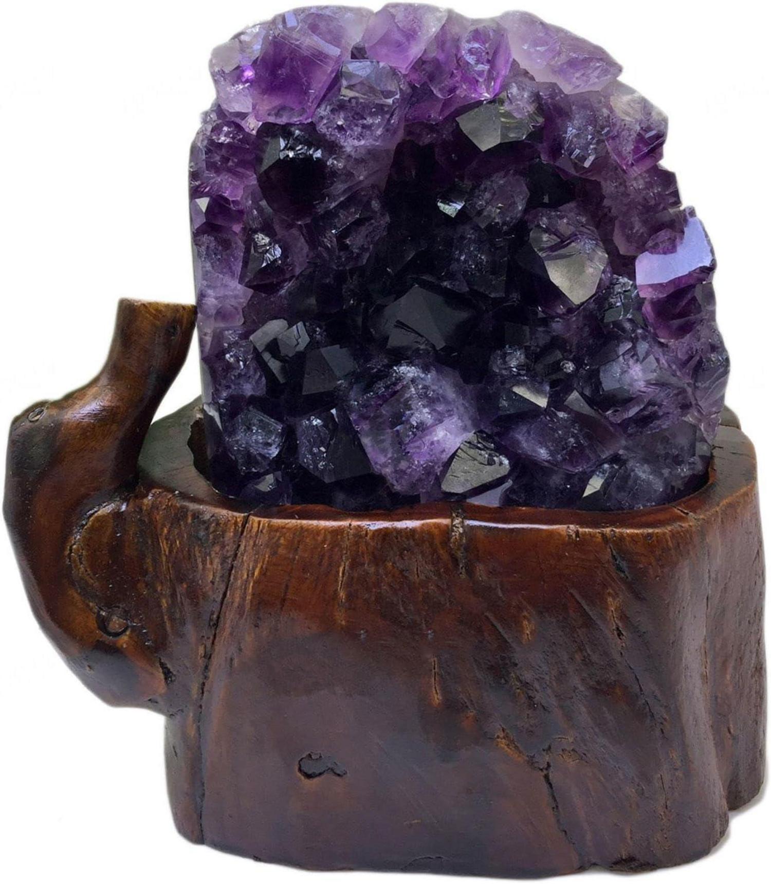 Natürliche Amethyst Kristalle Geode Heilstein-Dekor 5.73lbs