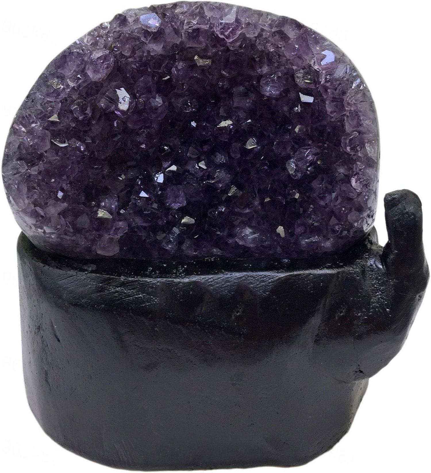Natürliche Amethyst-Kristallcluster und Geoden 1.76lbs