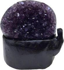 Natürliche Amethyst-Kristallcluster und Geoden 1.76lbs