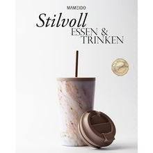 Thermobecher mit Strohhalm 470ml & 700ml - Trinkbecher aus