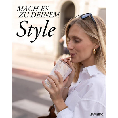 Thermobecher mit Strohhalm 470ml & 700ml - Trinkbecher aus