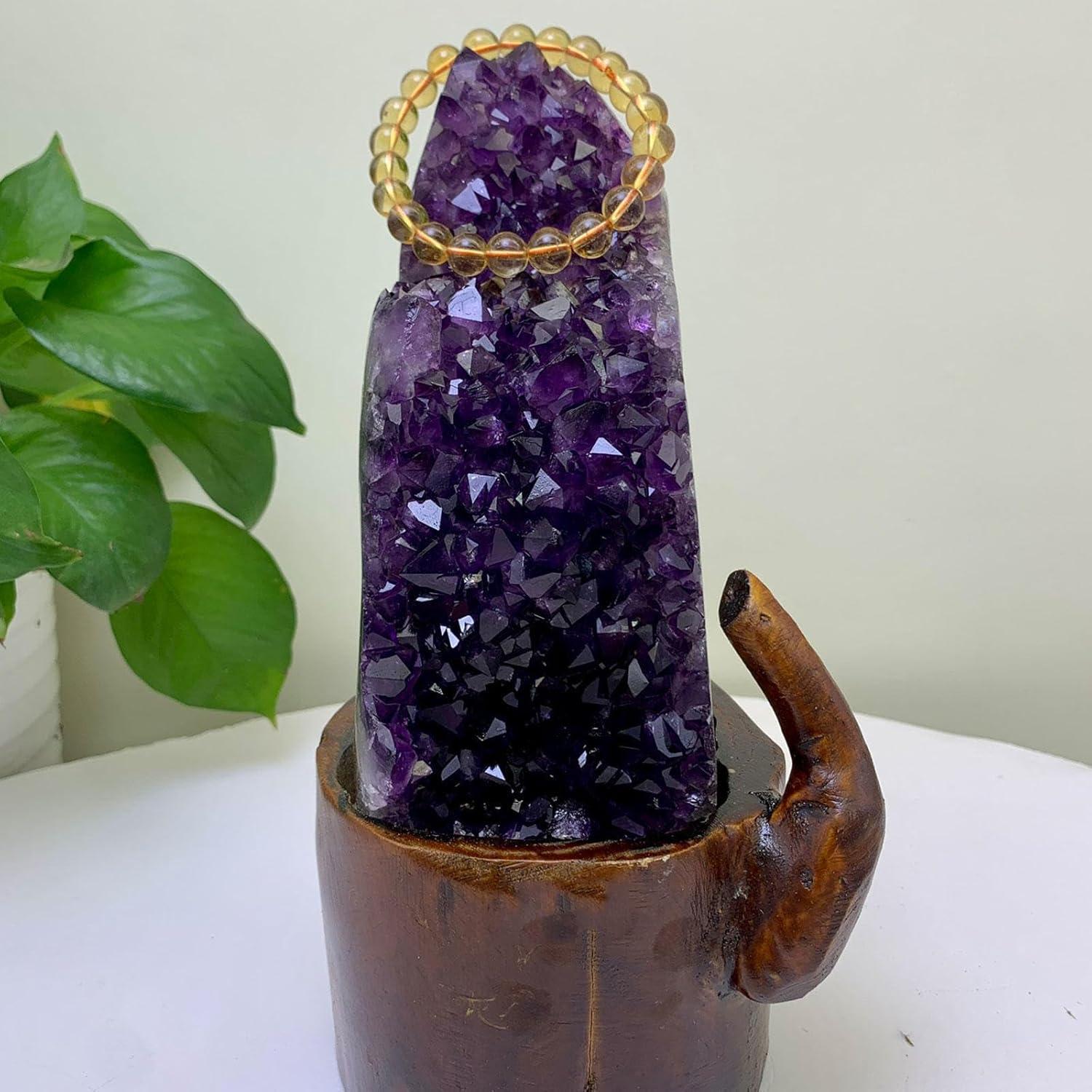 Natürliche Amethyst-Kristall-Geode - 5,95 Pfund, Polierte