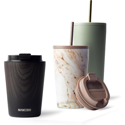 MAMEIDO Thermobecher 700ml Edelstahl doppelwandig isoliert