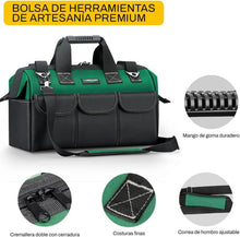 WINHUNT Elektriker Werkzeugtasche 1680D Polyester 38×24×25
