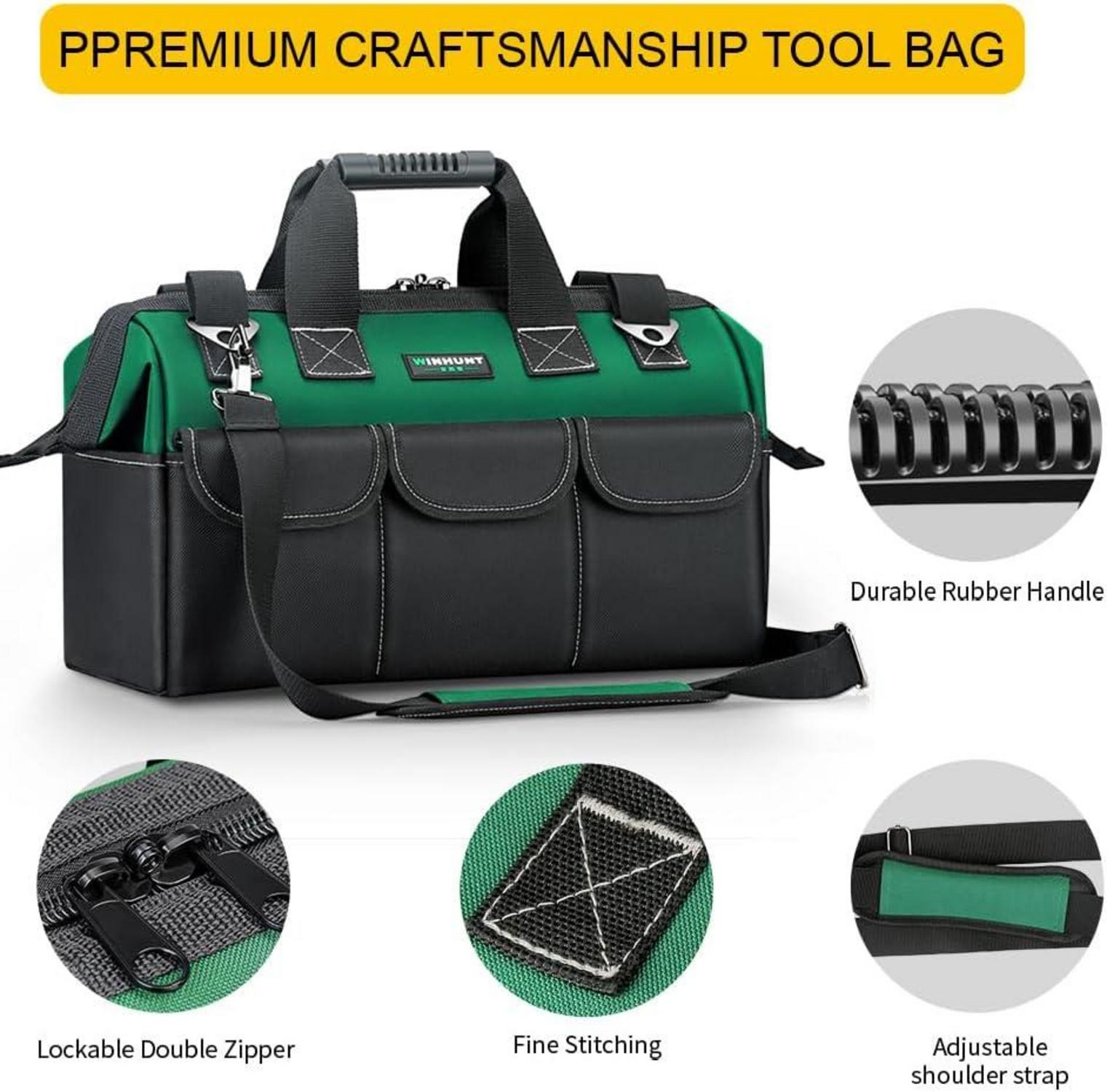WINHUNT Werkzeugtasche 16-Zoll Organizer 1680D Polyester Multi-Taschen