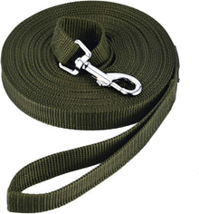 Robuste Schleppleine für Hunde Trainingsleine 3m Nylon Green