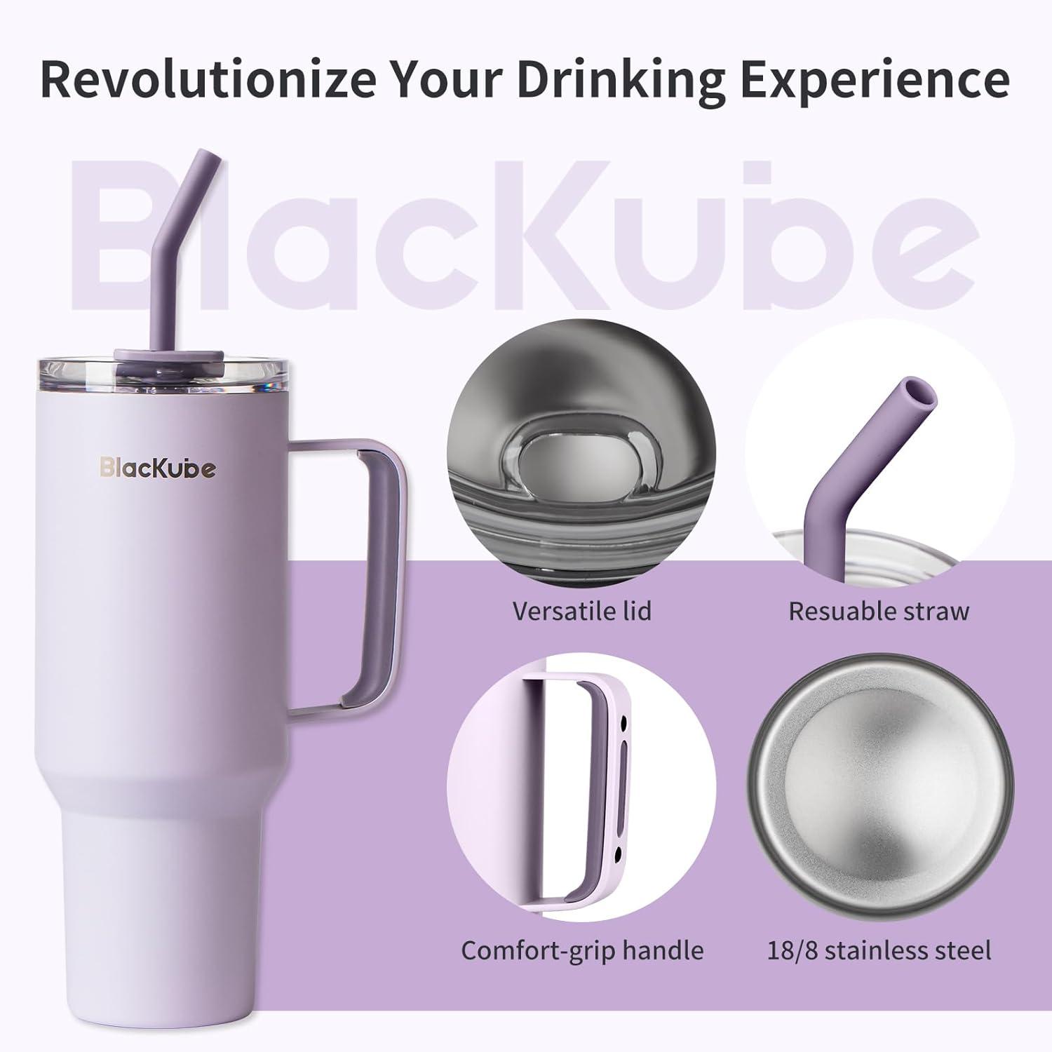Trinkbecher mit Deckel und Strohhalm, 1200ml, BPA-frei, auslaufsicher