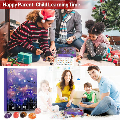 Adventskalender 2024 Kristalle für Kinder Edelsteine