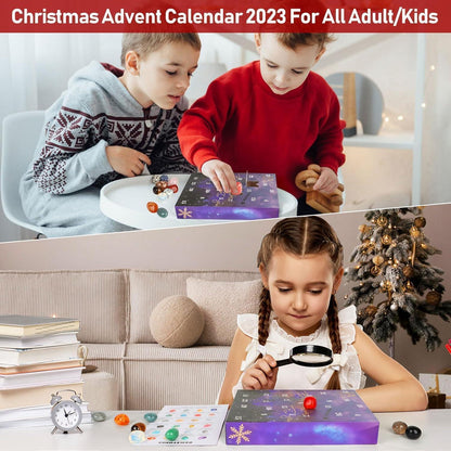 Adventskalender 2024 Kristalle für Kinder Edelsteine