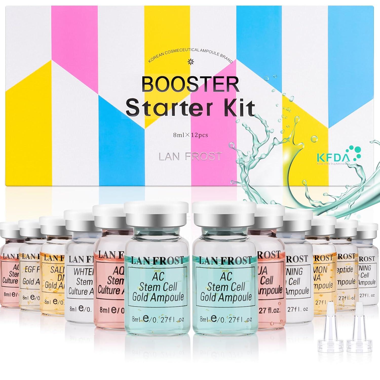 BB Facial Glow Starter Kit - Hyaluronsäure Serum 12er Set 8ml