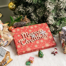 Weihnachts-Geschenkpapier Kraftpapier Tauben Schneeflocken