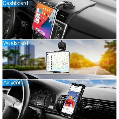 Tablet Halterung Auto Saugnapf Verstellbar 4-13 Zoll