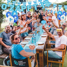 Oktoberfest Deko Set O'ZAPFT IS Girlande Wimpel Tischläufer Servietten Ballons