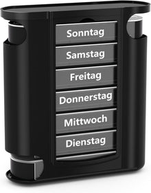 Tablettenbox 7 Tage 4 Fächer Morgens Abends Nachts