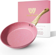 Antihaft Bratpfanne 24cm Rosa Beschichtet Induktion Geeignet