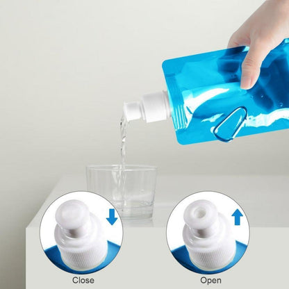 Faltbare Wasserflaschen 500ML BPA-frei Outdoor Sport 6 Stück