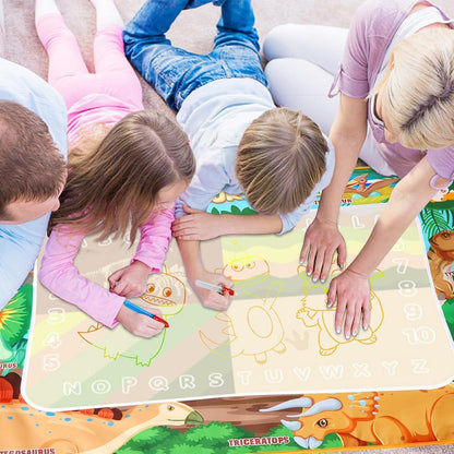 Dinosaurier Aqua Doodle Matte 120x90 XXL Spiel