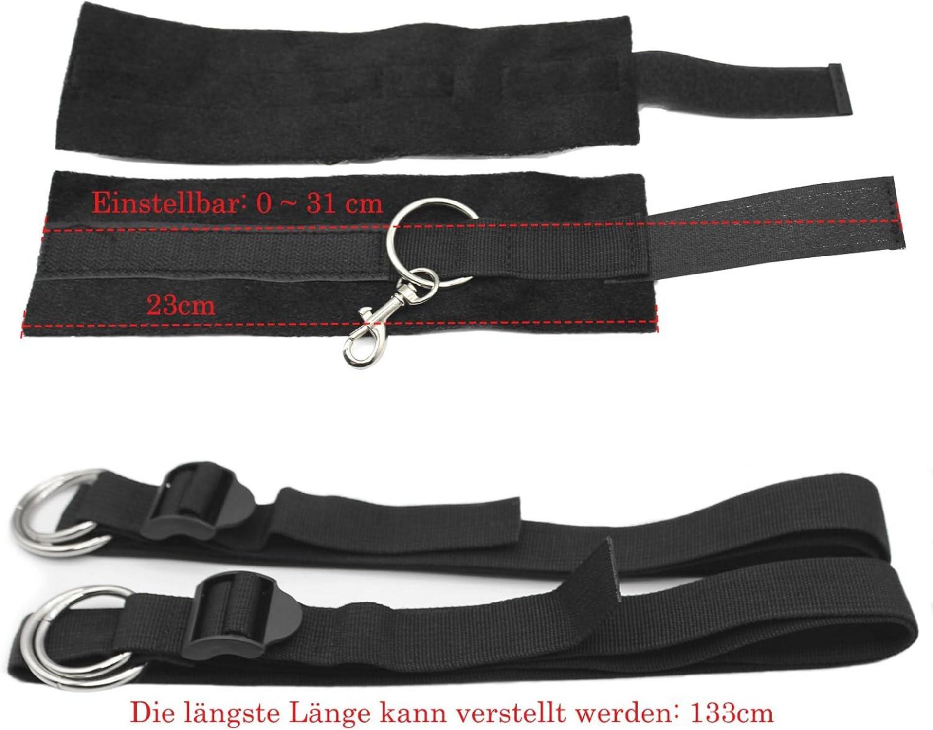 BDSM Fesselset Bett Handschellen Augenbinde Erotikspielzeug