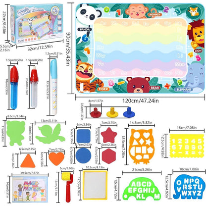 Aqua Doodle Matte XXL Tiere 120x90 Spielzeug