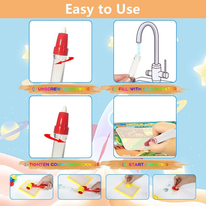 Aqua Doodle Matte XXL Tiere 120x90 Spielzeug