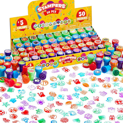 Kinder Stempel Set mit 50 verschiedenen Designs