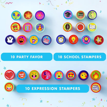 Kinder Stempel Set mit 50 verschiedenen Designs