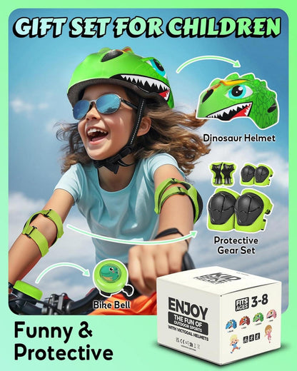 Kinder Fahrradhelm Cartoon 3D Gestaltet Skateboard Rollschuh