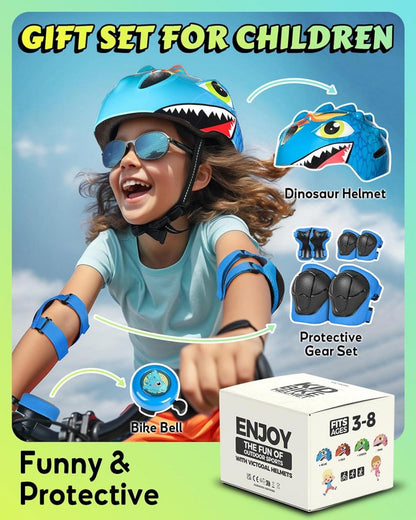 Fahrradhelm Kinder Cartoon 3D Gestaltet Verstellbare Größe