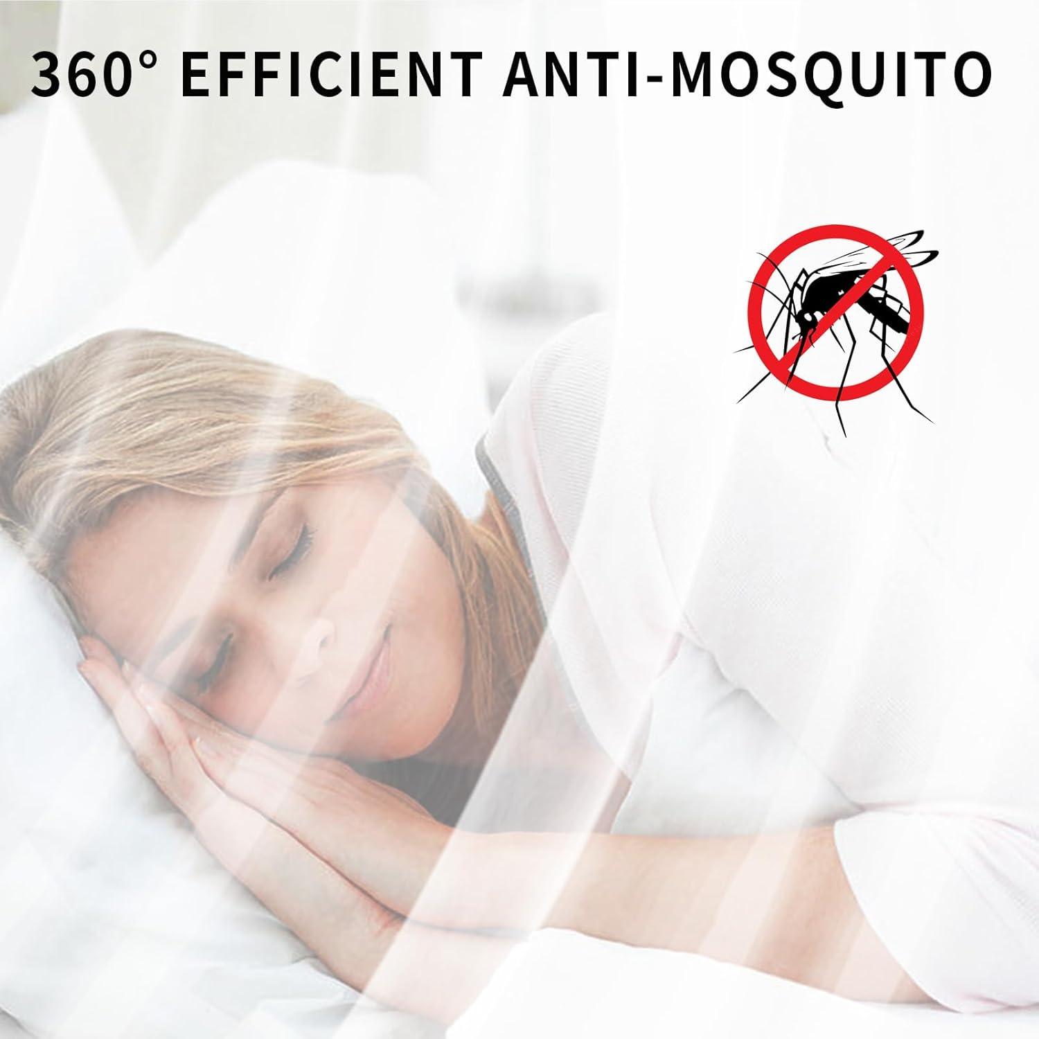 Moskitonetz Doppelbett Luxus Mückennetz Baldachin Outdoor