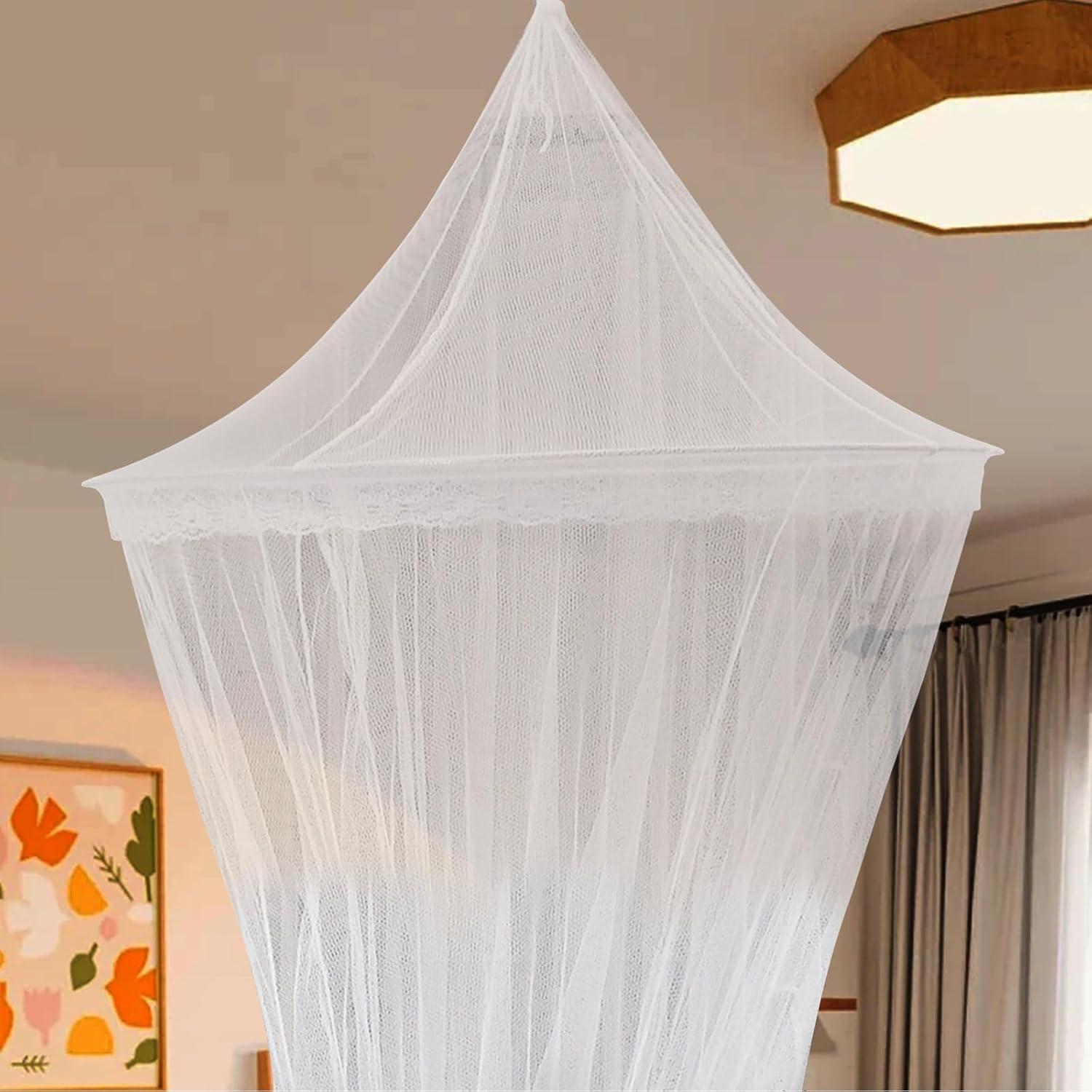 Luxus Moskitonetz Doppelbett Baldachin Mückenschutz Indoor Outdoor