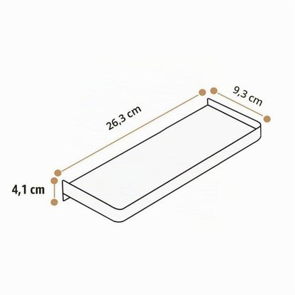 Duschablage Ohne Bohren – Edelstahl Duschkorb für Badezimmer