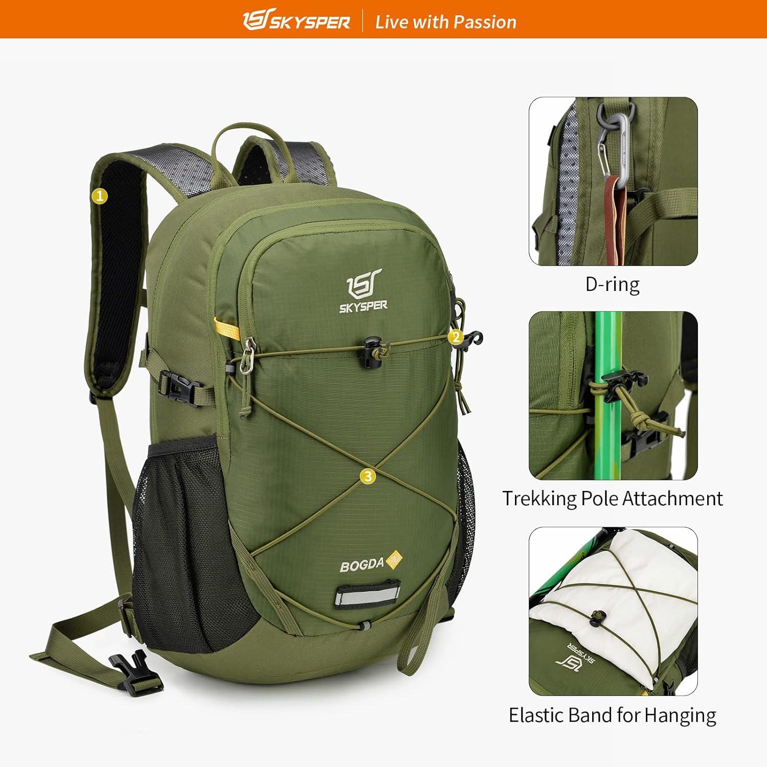SKYSPER 20L Wanderrucksack Trekkingrucksack Tagesrucksack Berg Abenteuer optimal