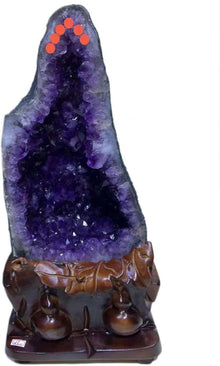 Amethyst-Geode Naturkristall Cluster Heilsteine Reiki