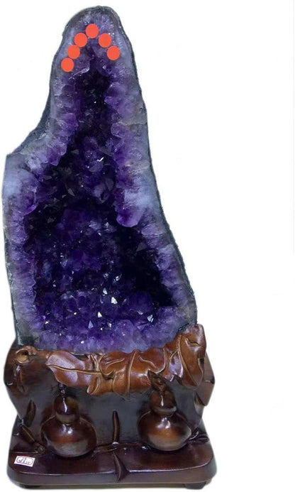 Amethyst-Geode Naturkristall Cluster Heilsteine Reiki