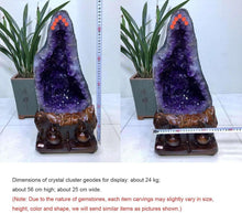 Große Amethyst-Geode Naturkristall Cluster Heilsteine 52lbs