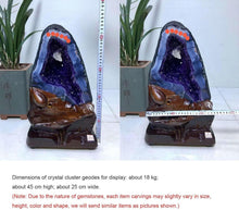 DECORN Große Amethyst-Naturkristall-Cluster-Exemplar, Echte