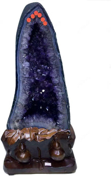 Große Amethyst-Geode Kristall Cluster für Reiki & Dekoration
