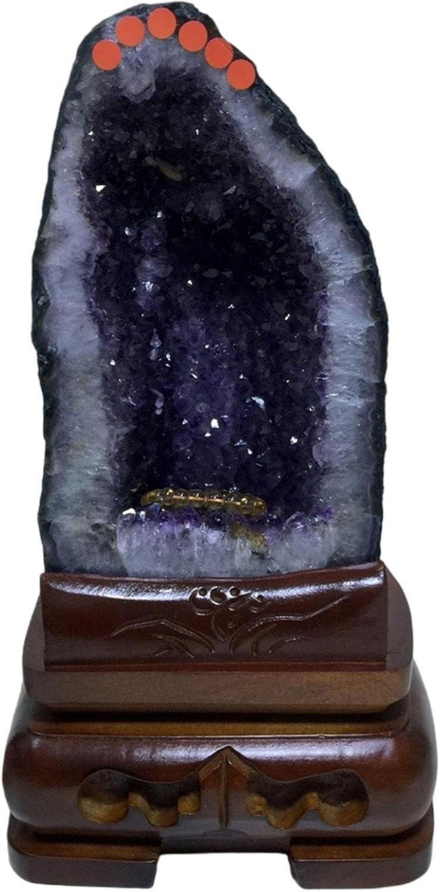 Große Amethyst-Geode Cluster Heilsteine Reiki Meditation