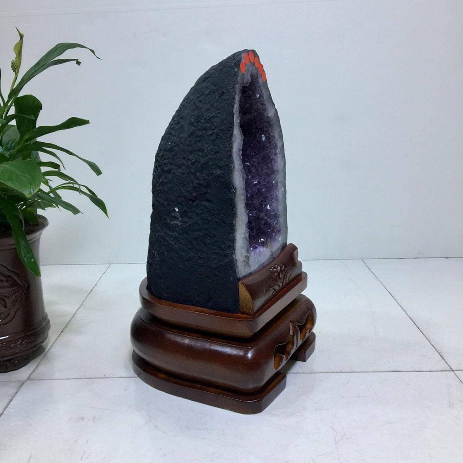 Große Amethyst-Geode Cluster Heilsteine Reiki Meditation