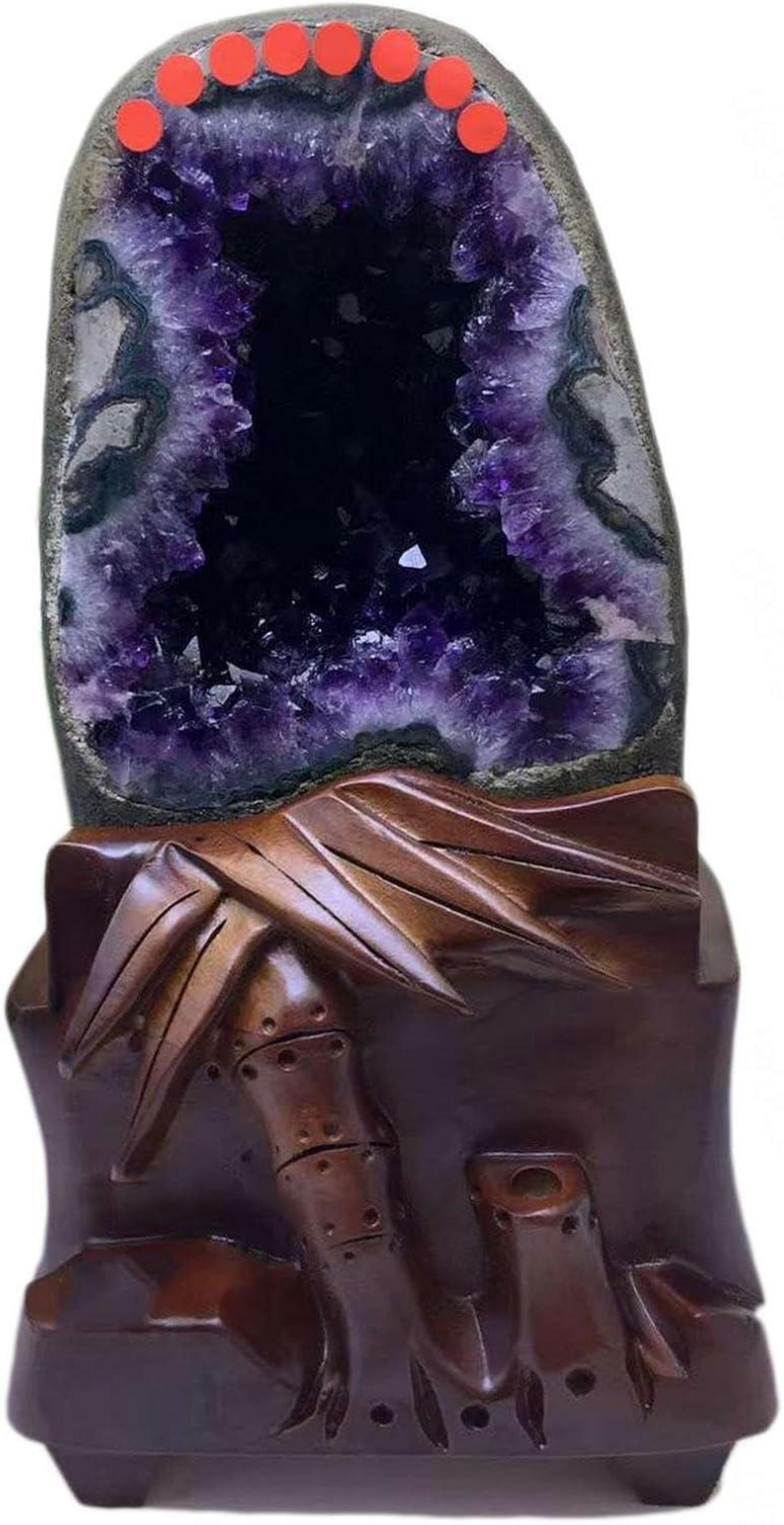 Amethyst-Geode Cluster 17lbs für Reiki, Meditation & Heilung