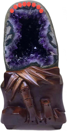 Amethyst-Geode Cluster 17lbs für Reiki, Meditation & Heilung